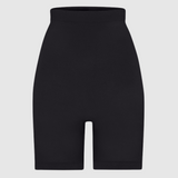 High Waisted Butt-Lifting Shorts - Black