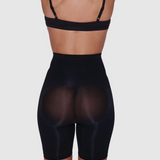 High Waisted Butt-Lifting Shorts - Black