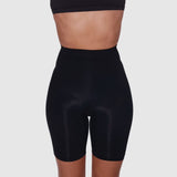 High Waisted Butt-Lifting Shorts - Black
