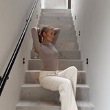 Turtleneck Bodysuit - Stone