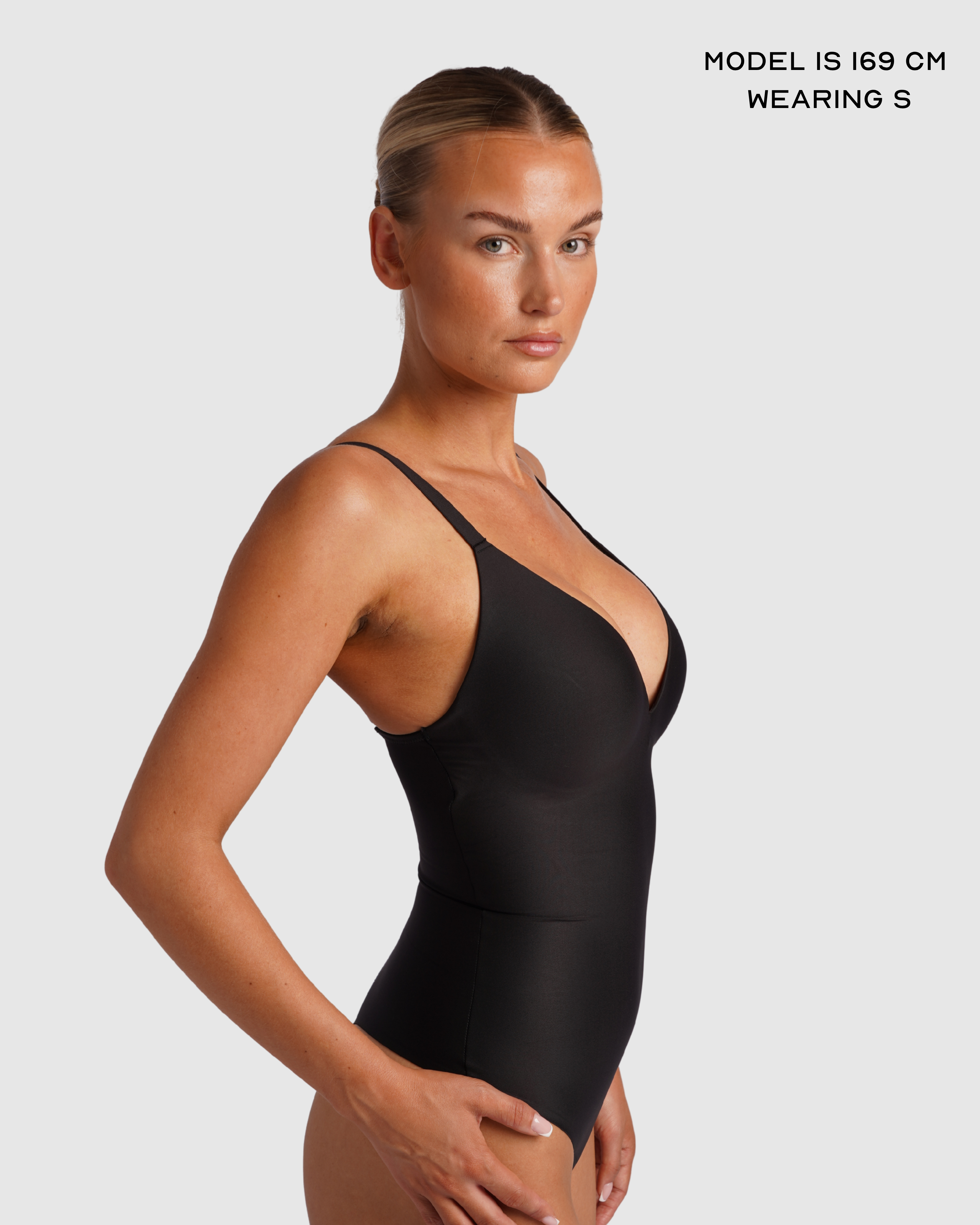 Push-Up Bodysuit - Black