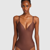 Push-Up Bodysuit - Espresso