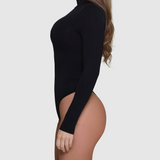 Turtleneck Bodysuit - Black