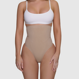 High Waisted Thong - Sand