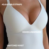 Push-Up Bodysuit - White