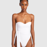 Balconette Swimsuit - White