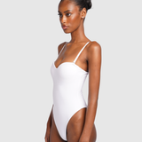 Balconette Swimsuit - White