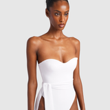 Balconette Swimsuit - White