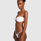 Bandeau Bikini Top-  White