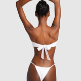 Bandeau Bikini Top-  White