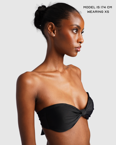 Bandeau Bikini Top - Black