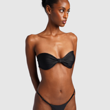 Bandeau Bikini Top - Black