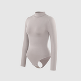 Turtleneck Bodysuit - Grey