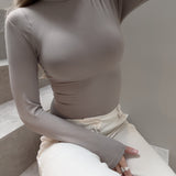 Turtleneck Bodysuit - Stone