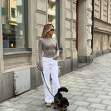 Turtleneck Bodysuit - Grey