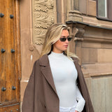 Turtleneck Bodysuit - White