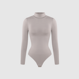 Turtleneck Bodysuit - Grey