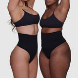 Waist Sculpting Thong - Black